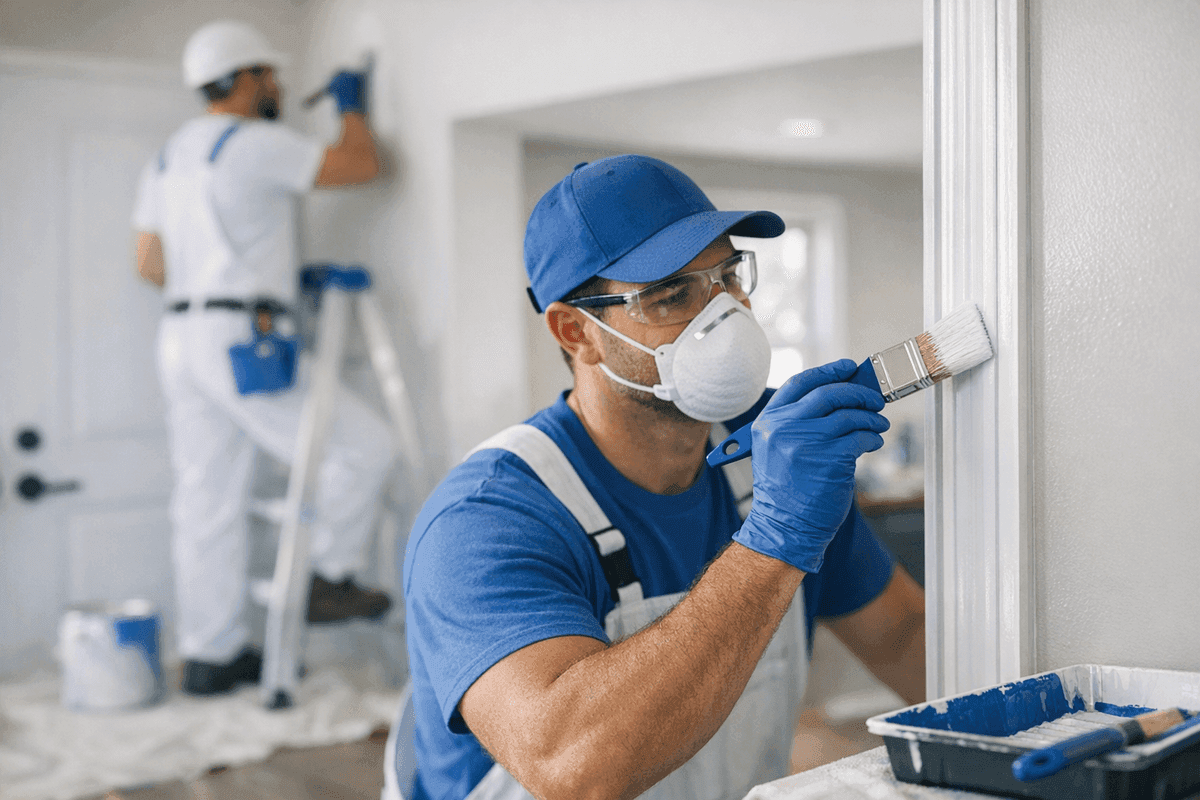 Brush Painting service by Oregon City Painting
