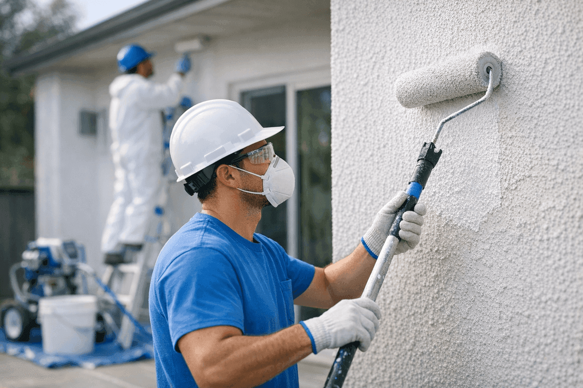 Stucco Painting service by Oregon City Painting