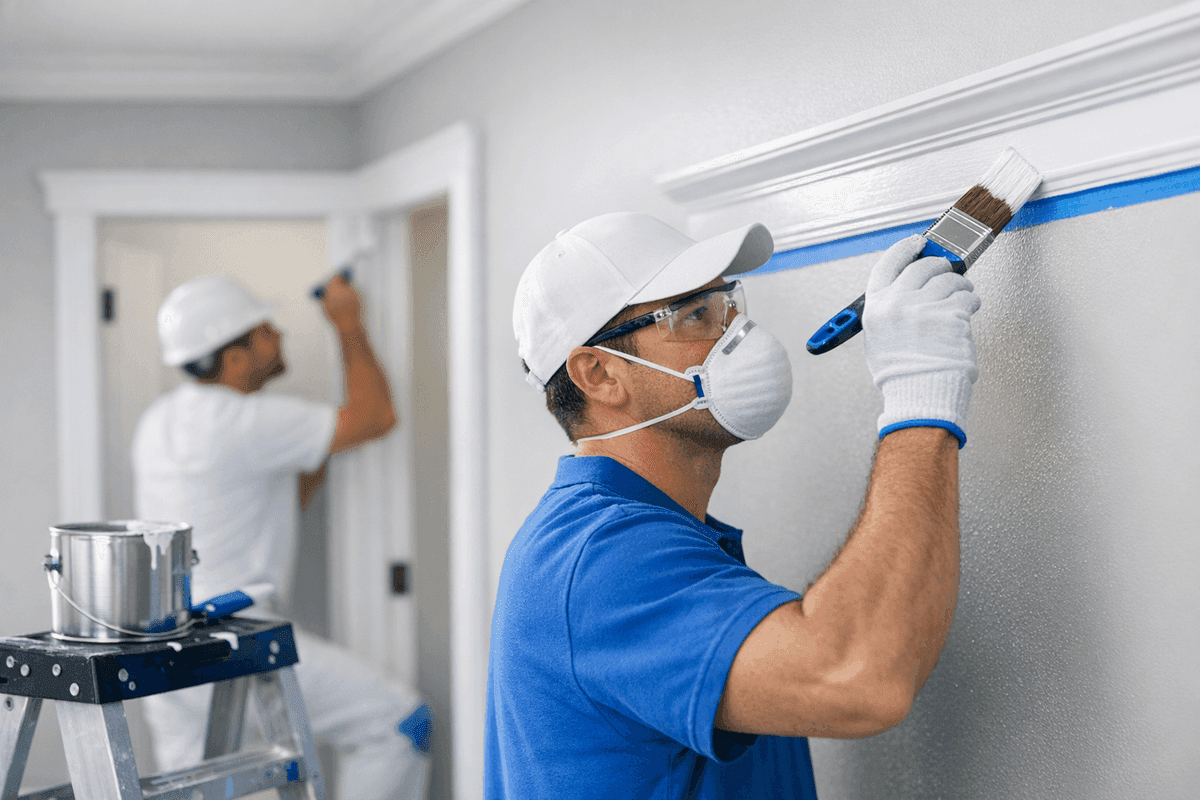 Trim and Molding Painting service by Oregon City Painting